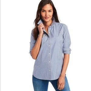 Vineyard Vines Navy Gingham Oxford Button Down Shirt